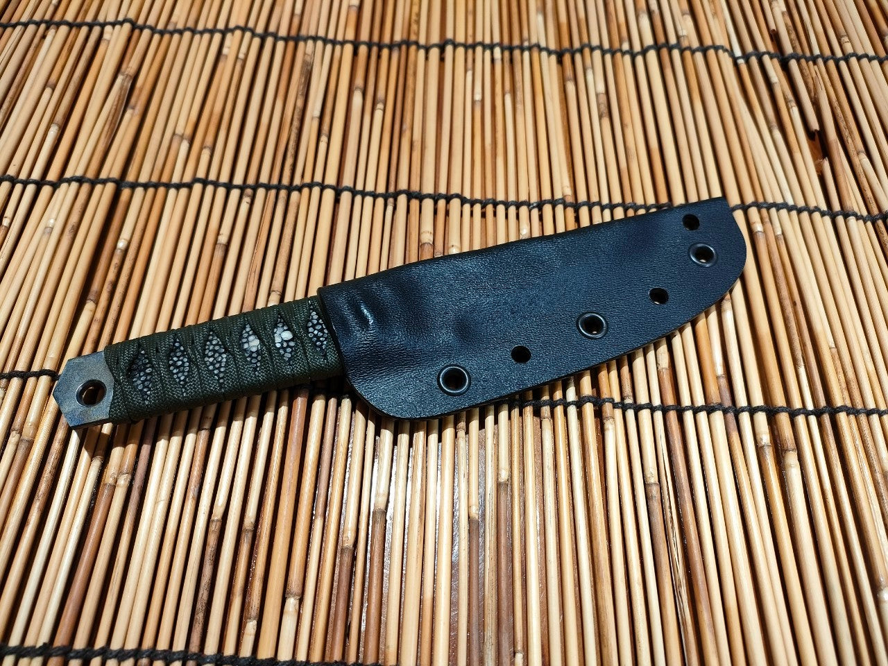 Carbidized Edge Single Bevel Pocket Knife