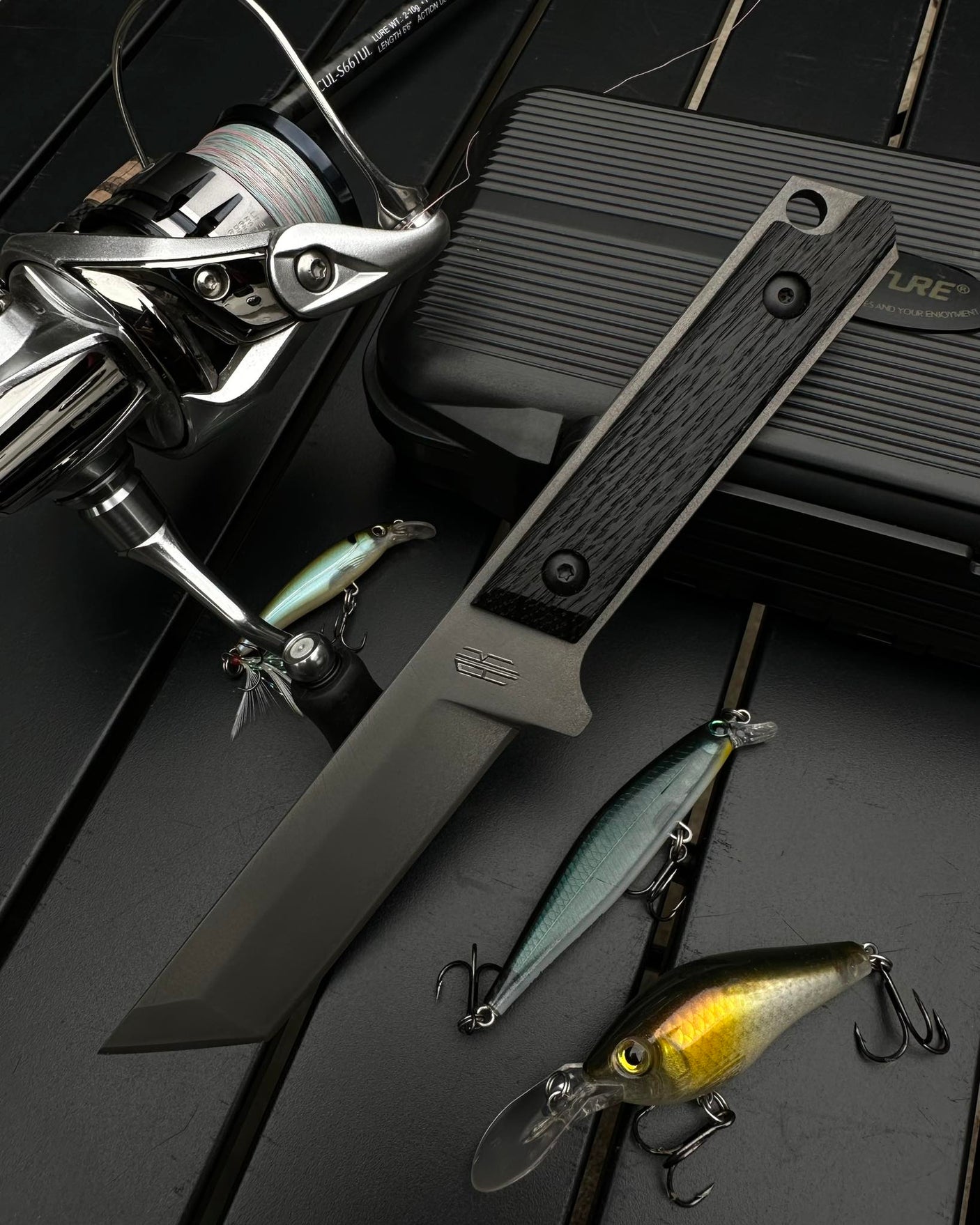 AK Tactical Tanto Ebony Wood