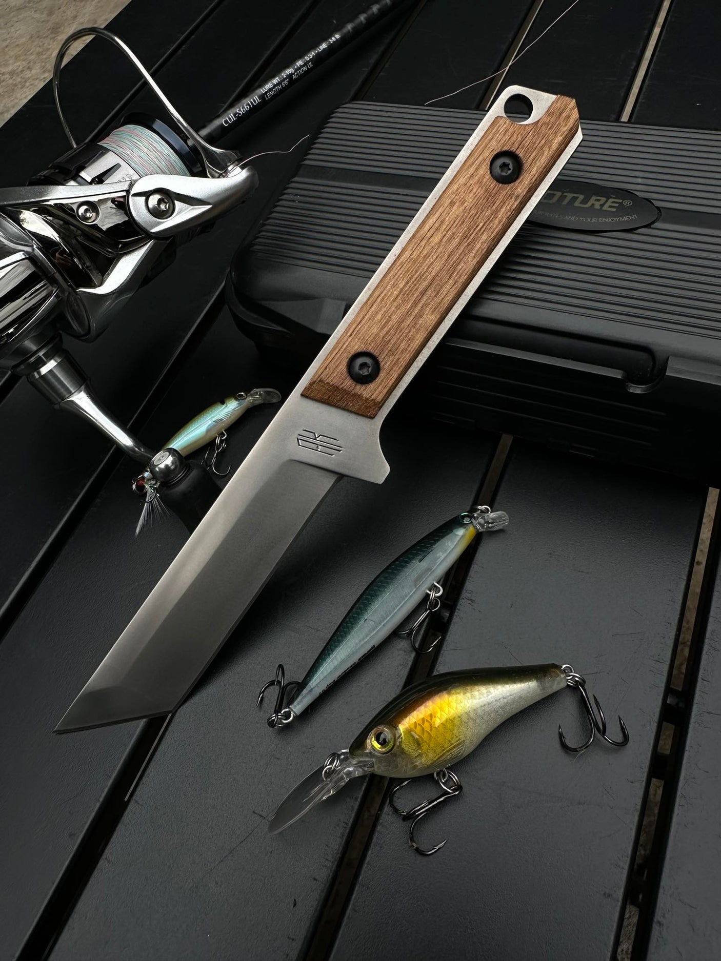 AK Tactical Tanto Satin Teak