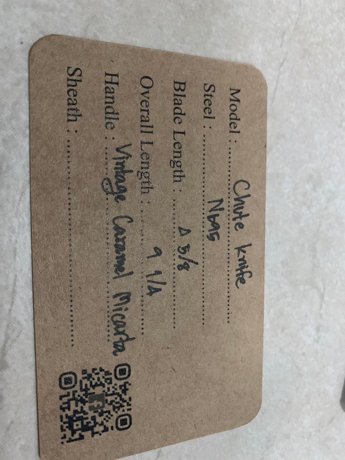 Tharadol Chute Knife