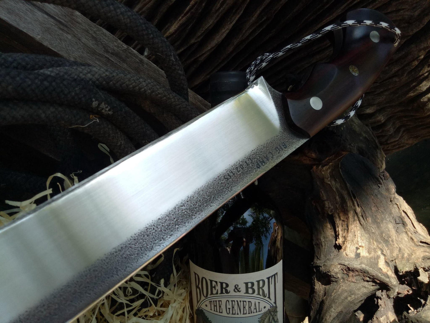 BIG CAMP Competition Chopper Hand Forged Knives - Blacksmith Handmade Axes, Siam Blades Old Block Blades