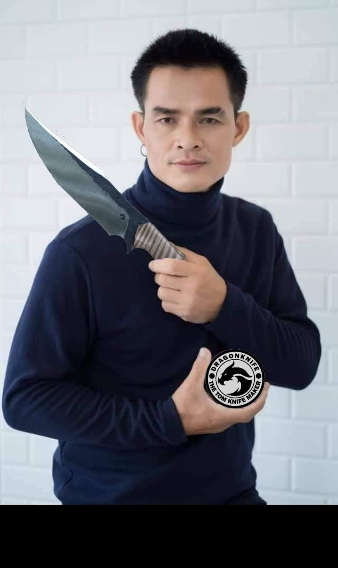 Dragonknife Integral Recurved Bowie