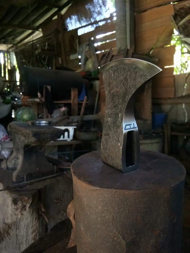 Forge An Axe: Bangkok Axe Making Class Hand Forged Knives - Blacksmith Handmade Axes, Siam Blades Old Block Blades
