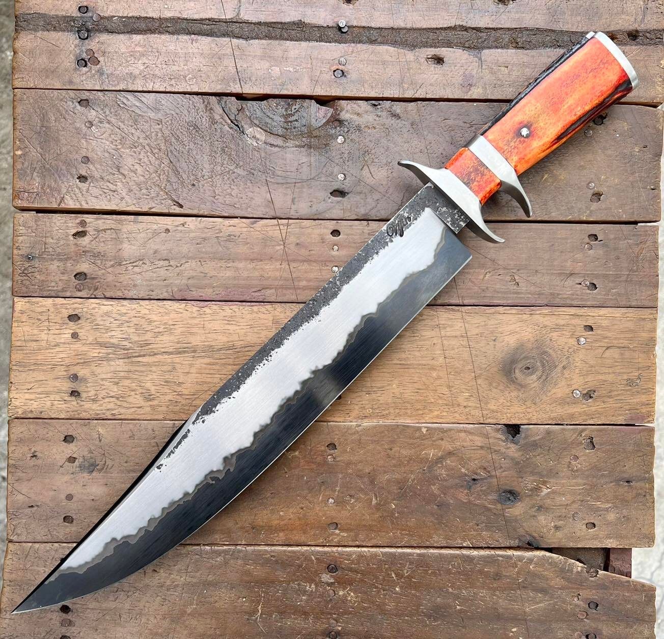 Vijin San Mai Hunting Bowie with Subhilt