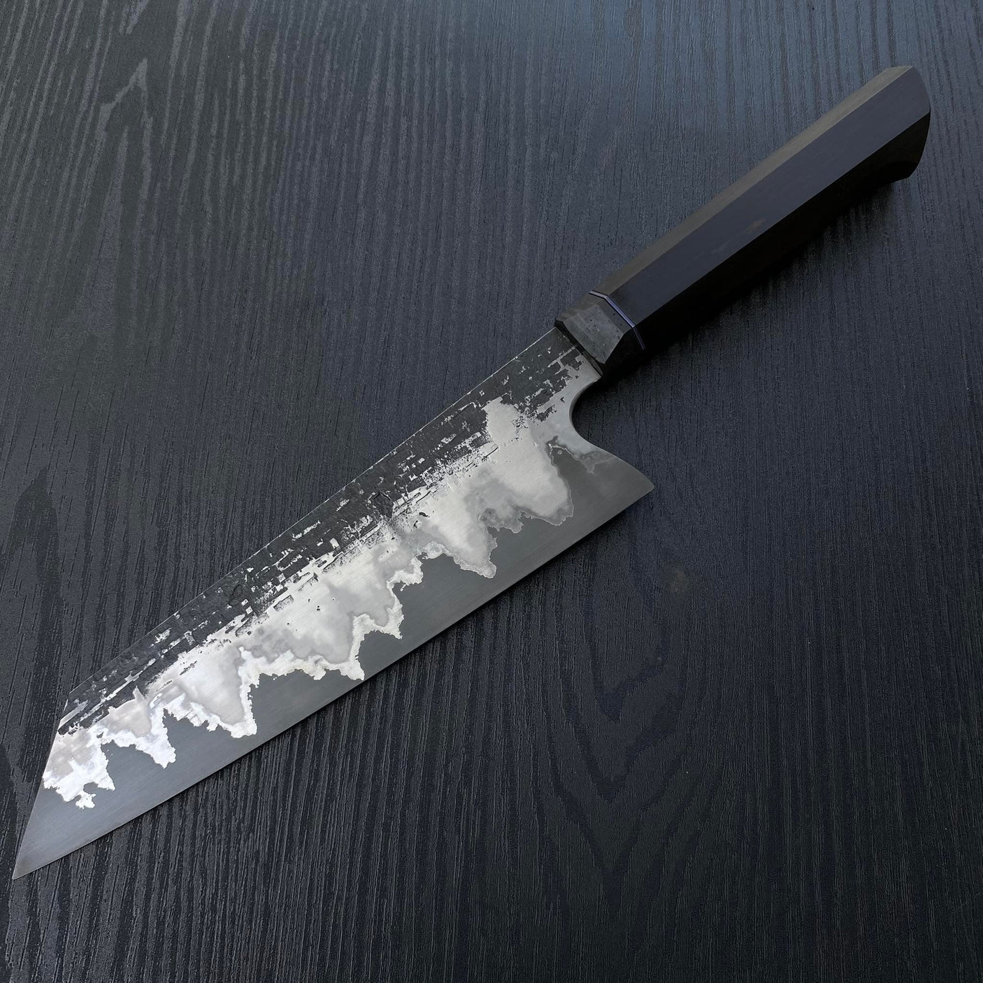 Wanchana San Mai Bunka Chef Knife with Titanium
