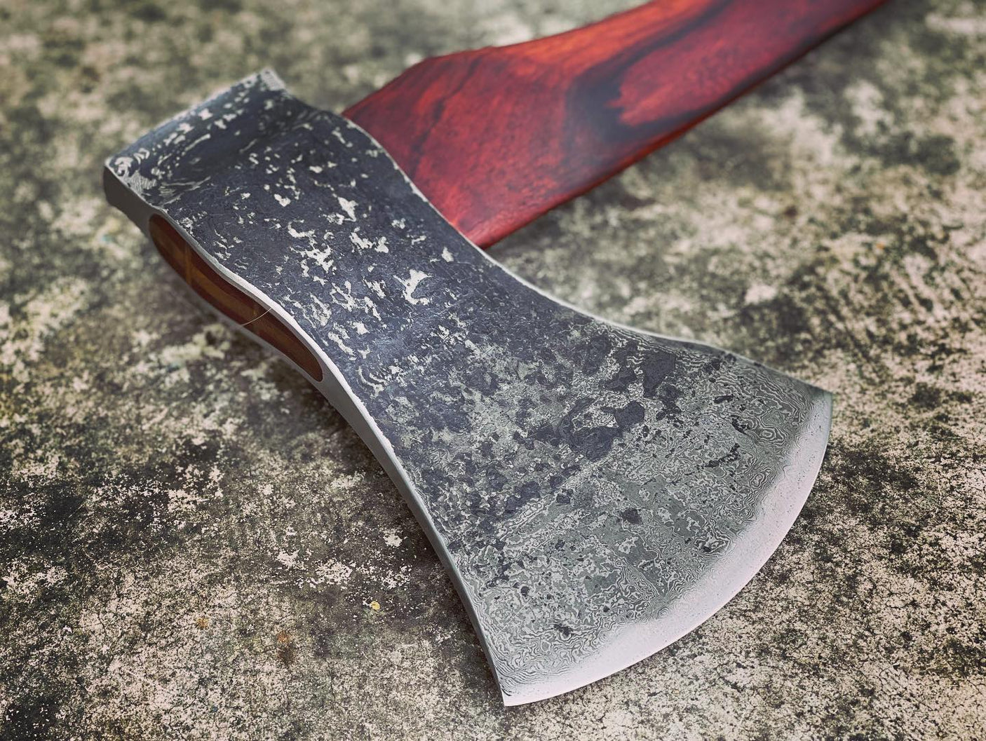 183 Layer Damascus Fighting Axe