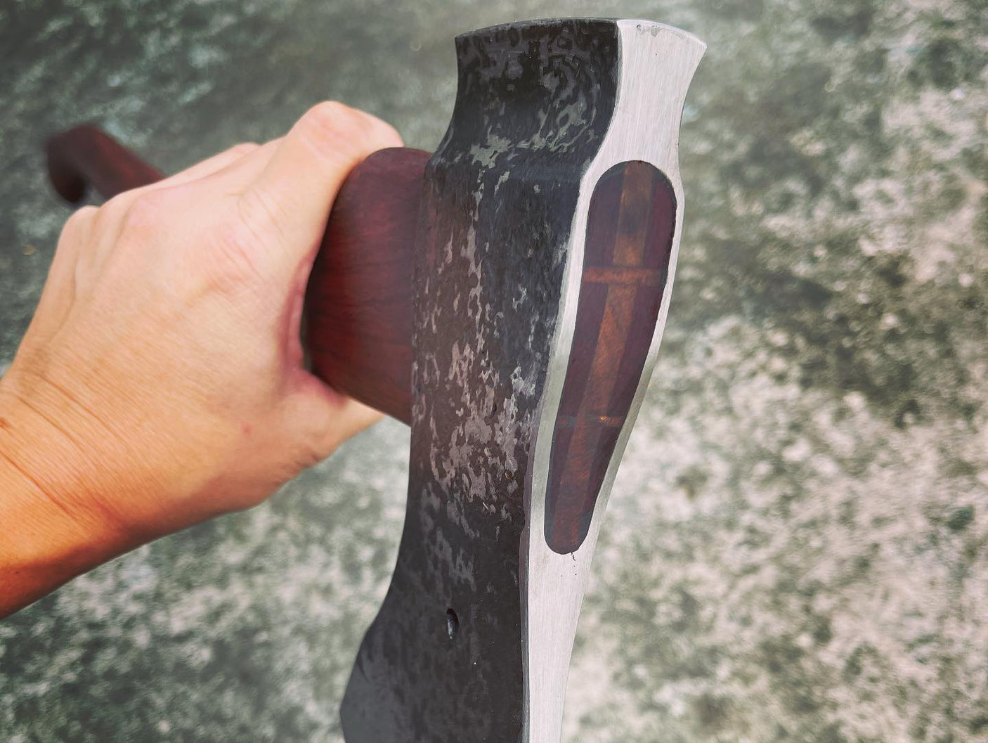 183 Layer Damascus Fighting Axe