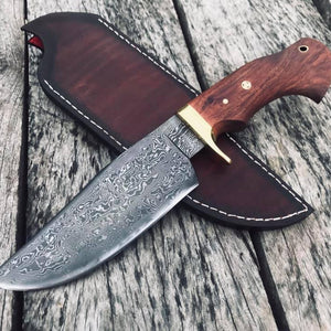 Damascus Bushcraft Knife - Siam Blades