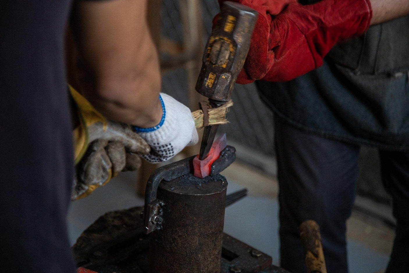 Forge An Axe: Bangkok Axe Making Class Hand Forged Knives - Blacksmith Handmade Axes, Siam Blades Old Block Blades