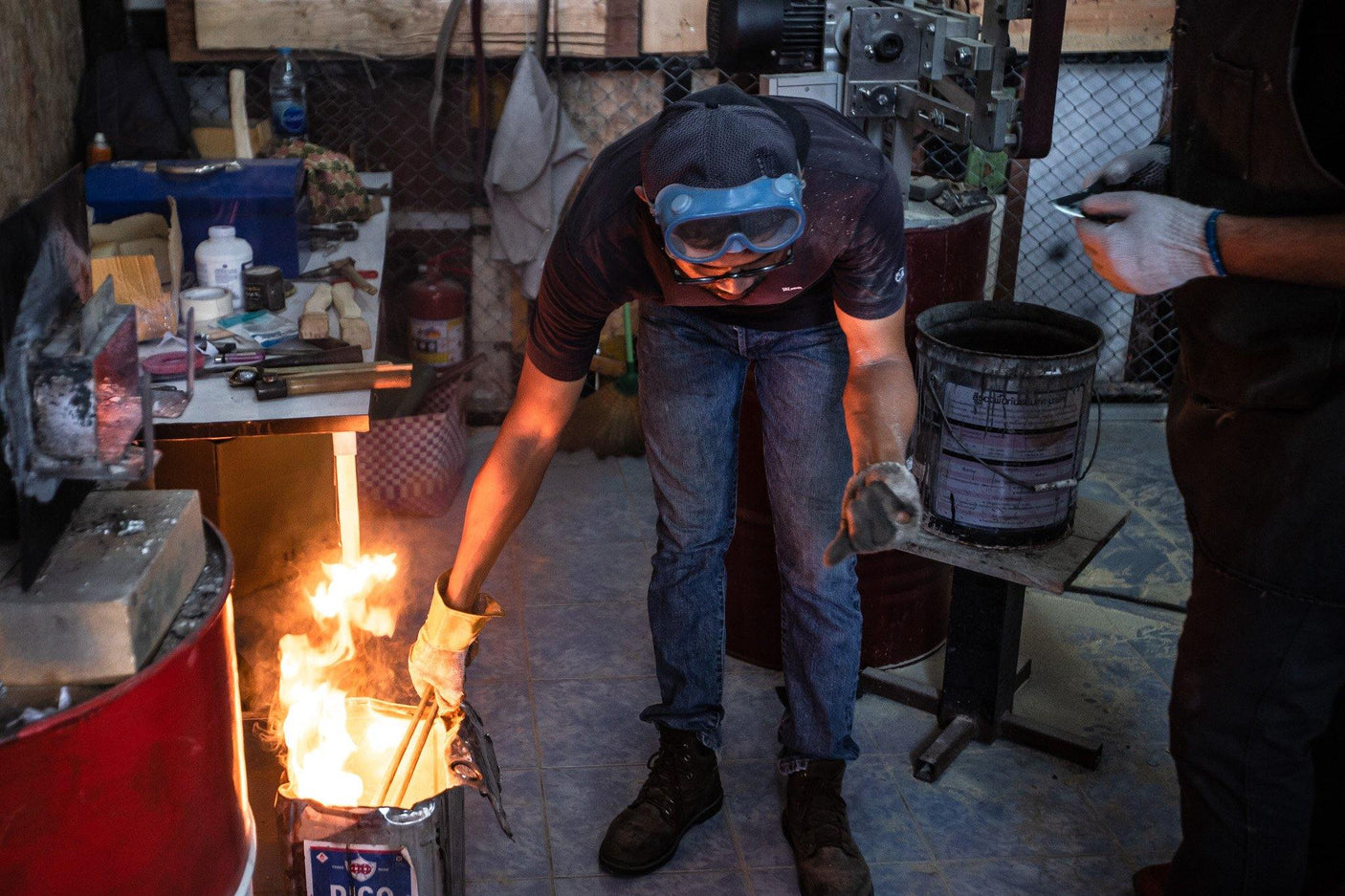 Forge An Axe: Bangkok Axe Making Class Hand Forged Knives - Blacksmith Handmade Axes, Siam Blades Old Block Blades