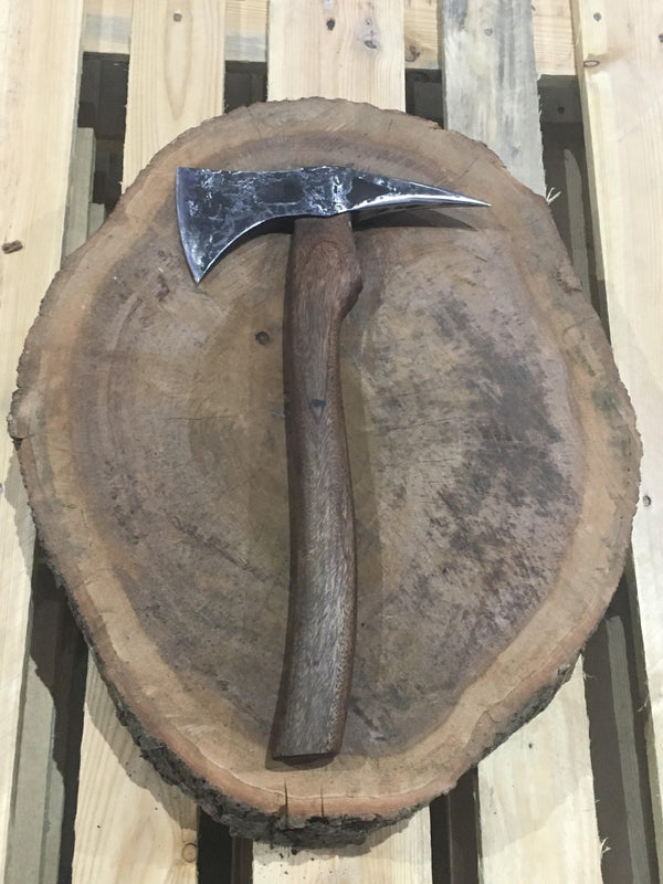 "Harm's Way" Spike Axe Hand Forged Knives - Blacksmith Handmade Axes, Siam Blades  Old Block Blades 