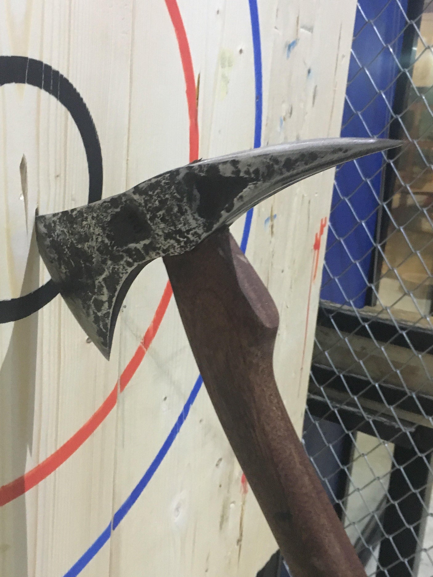 "Harm's Way" Spike Axe Hand Forged Knives - Blacksmith Handmade Axes, Siam Blades Old Block Blades