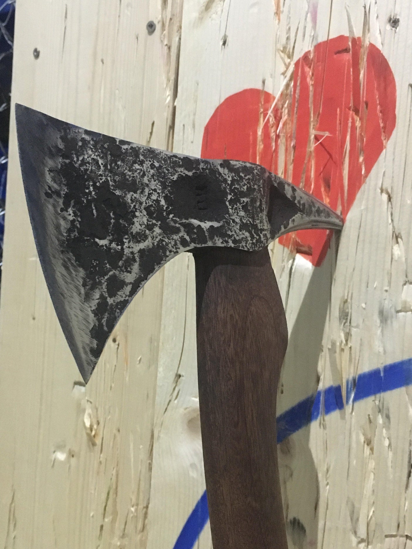 "Harm's Way" Spike Axe Hand Forged Knives - Blacksmith Handmade Axes, Siam Blades Old Block Blades