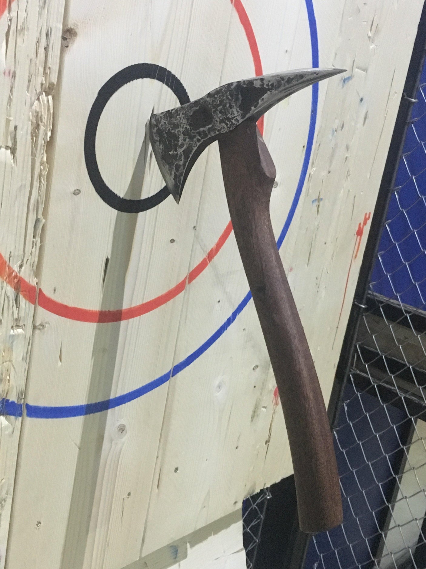 "Harm's Way" Spike Axe Hand Forged Knives - Blacksmith Handmade Axes, Siam Blades Old Block Blades