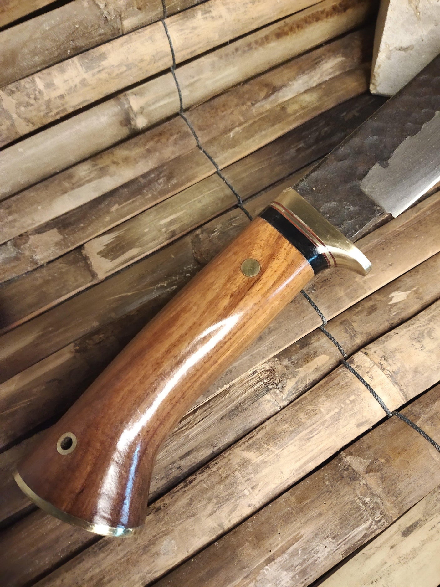 Competition Chopper Knife - Mastersmith Ajarn Kor Neeow (Bunthun Sitthipaisan) - Siam Blades