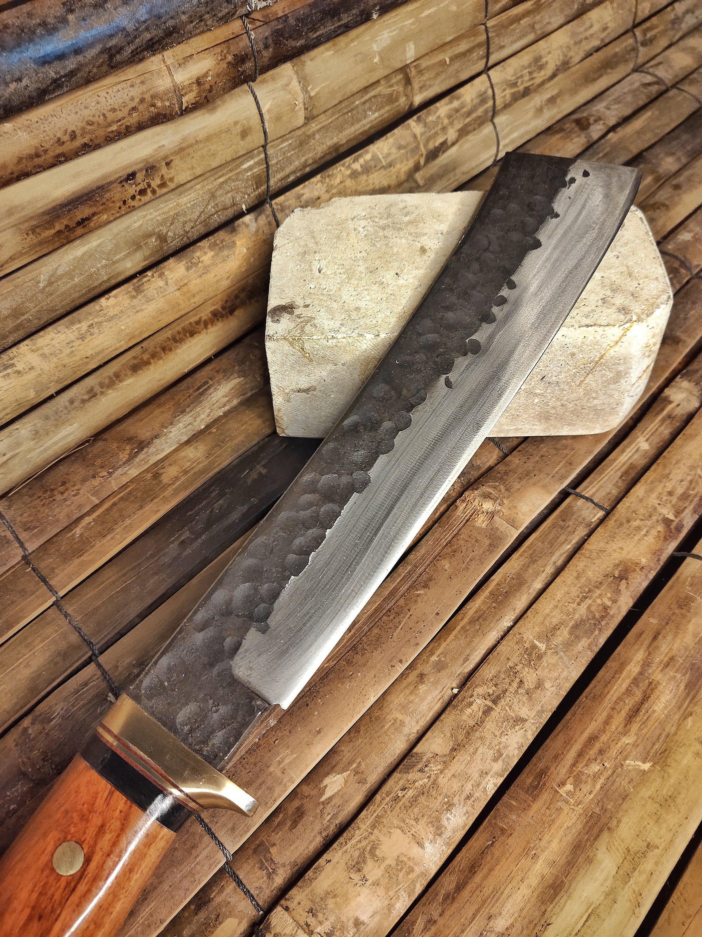 Competition Chopper Knife - Mastersmith Ajarn Kor Neeow (Bunthun Sitthipaisan) - Siam Blades