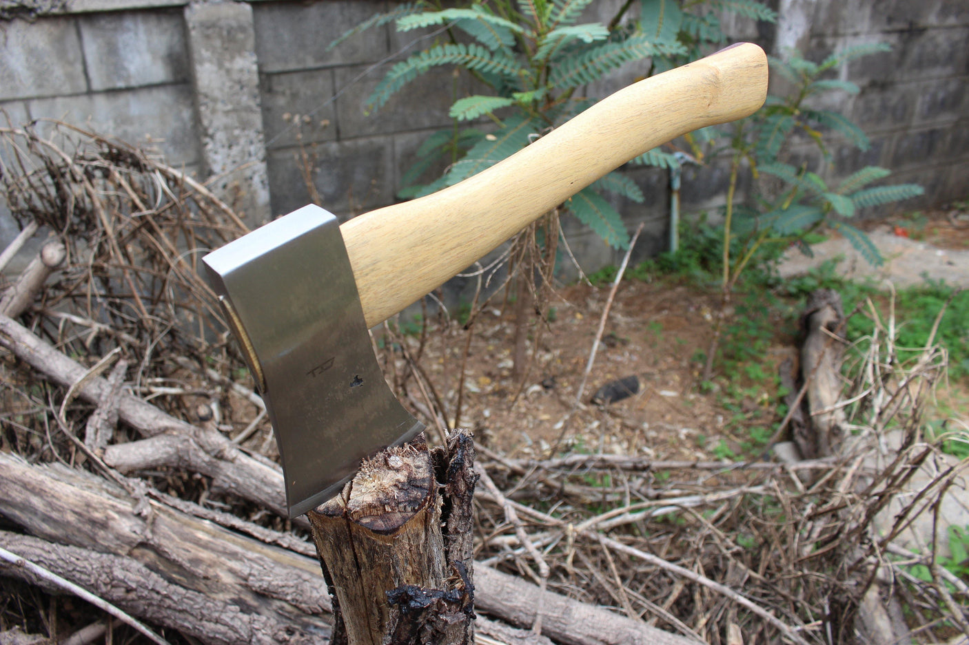 Hand Forged League Throwing Axe Hand Forged Knives - Blacksmith Handmade Axes, Siam Blades Old Block Blades