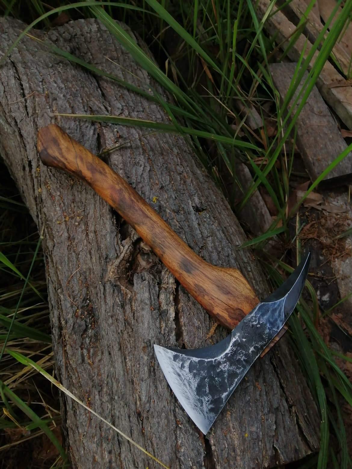 Hand Forged Spike Axe "Harm's Way" - Siam Blades