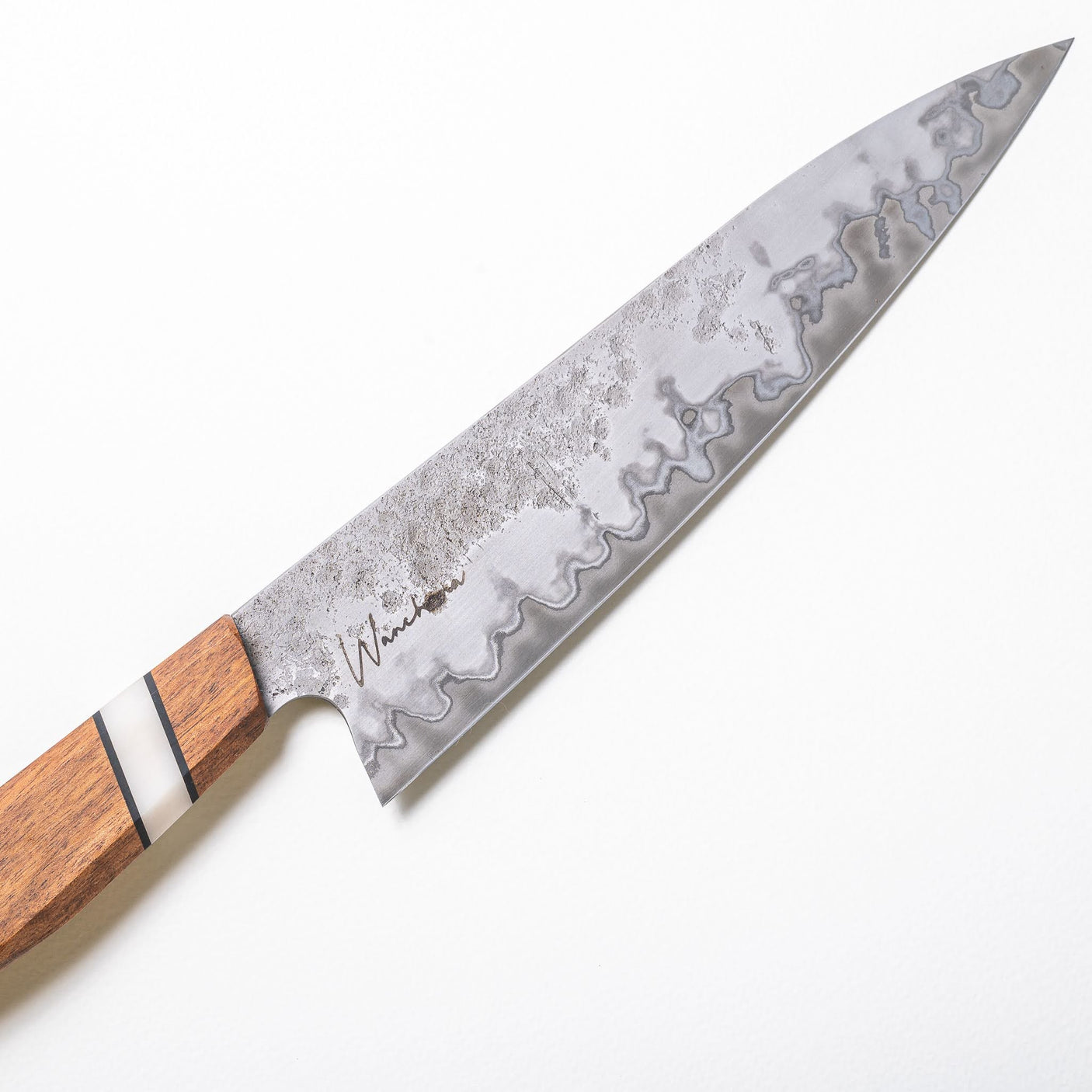 Wanchana Sanmai Chef Knife 210mm Tabak Wood