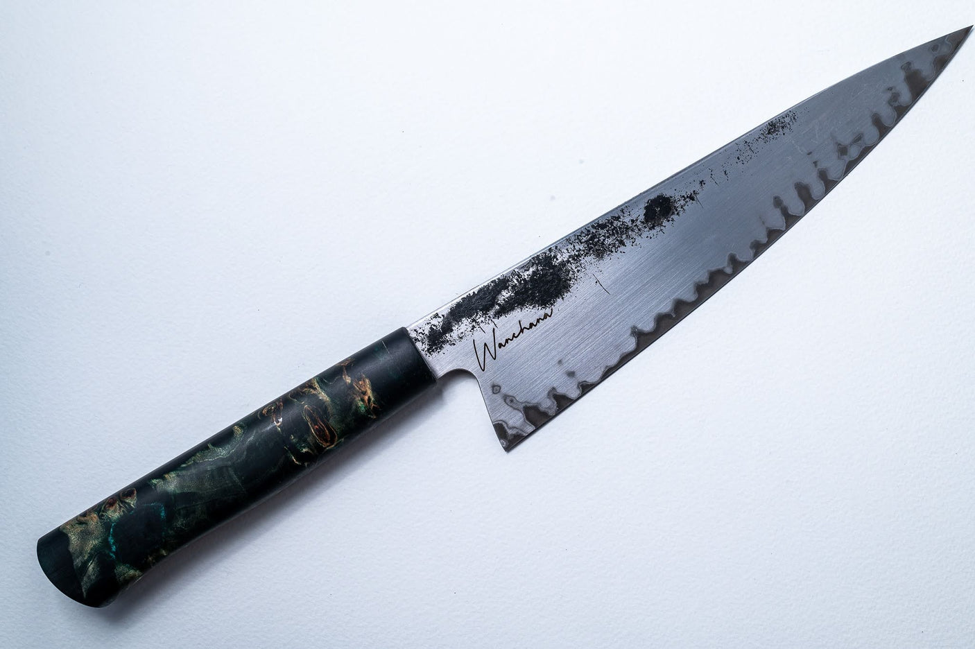 Wanchana Sanmai Chef Knife 207mm Maple Burl II