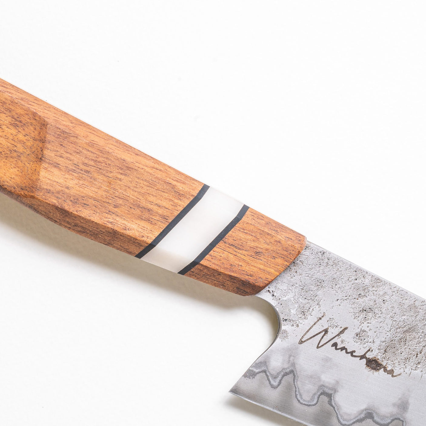 Wanchana Sanmai Chef Knife 210mm Tabak Wood