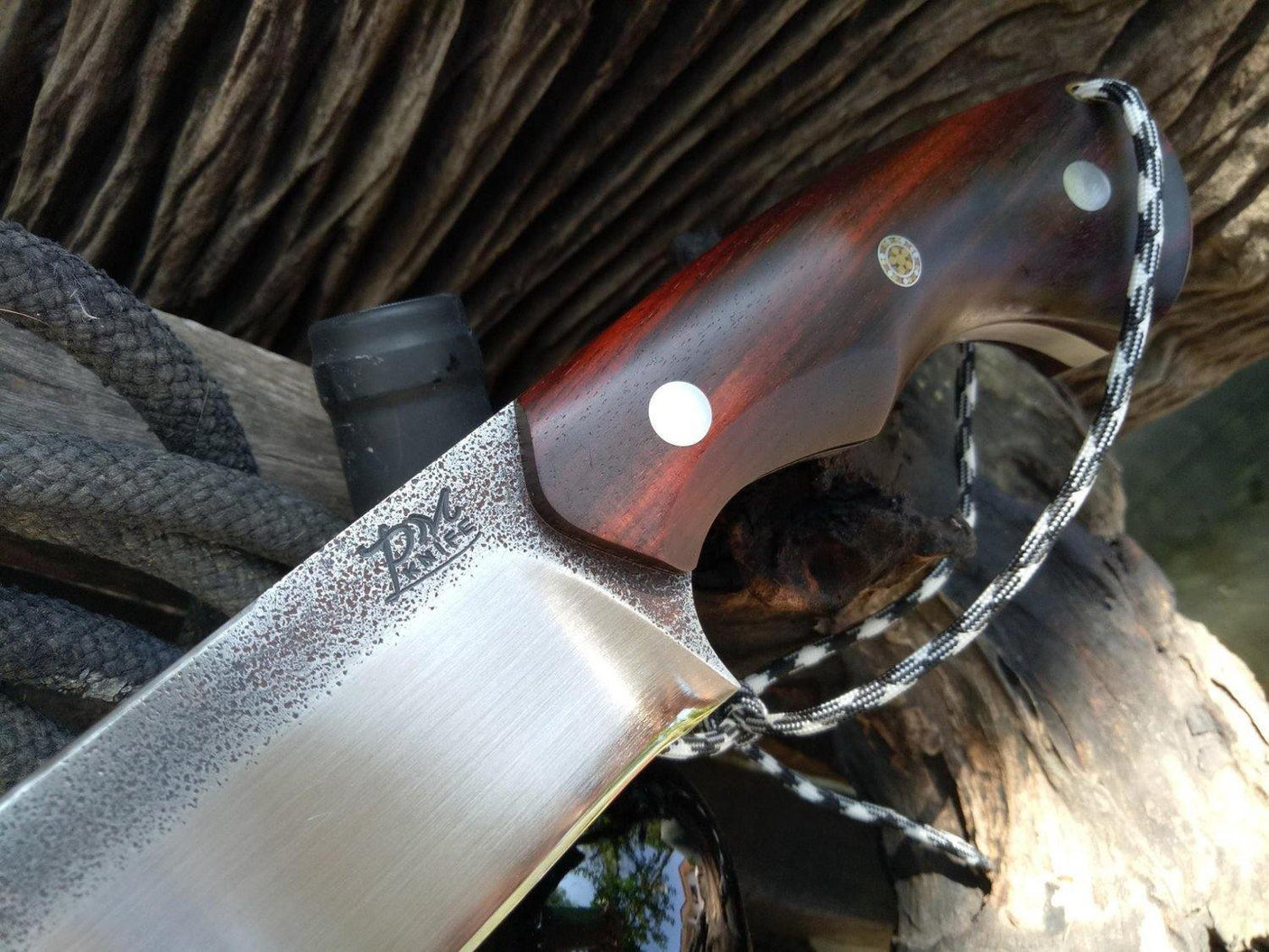 BIG CAMP Competition Chopper Hand Forged Knives - Blacksmith Handmade Axes, Siam Blades Old Block Blades