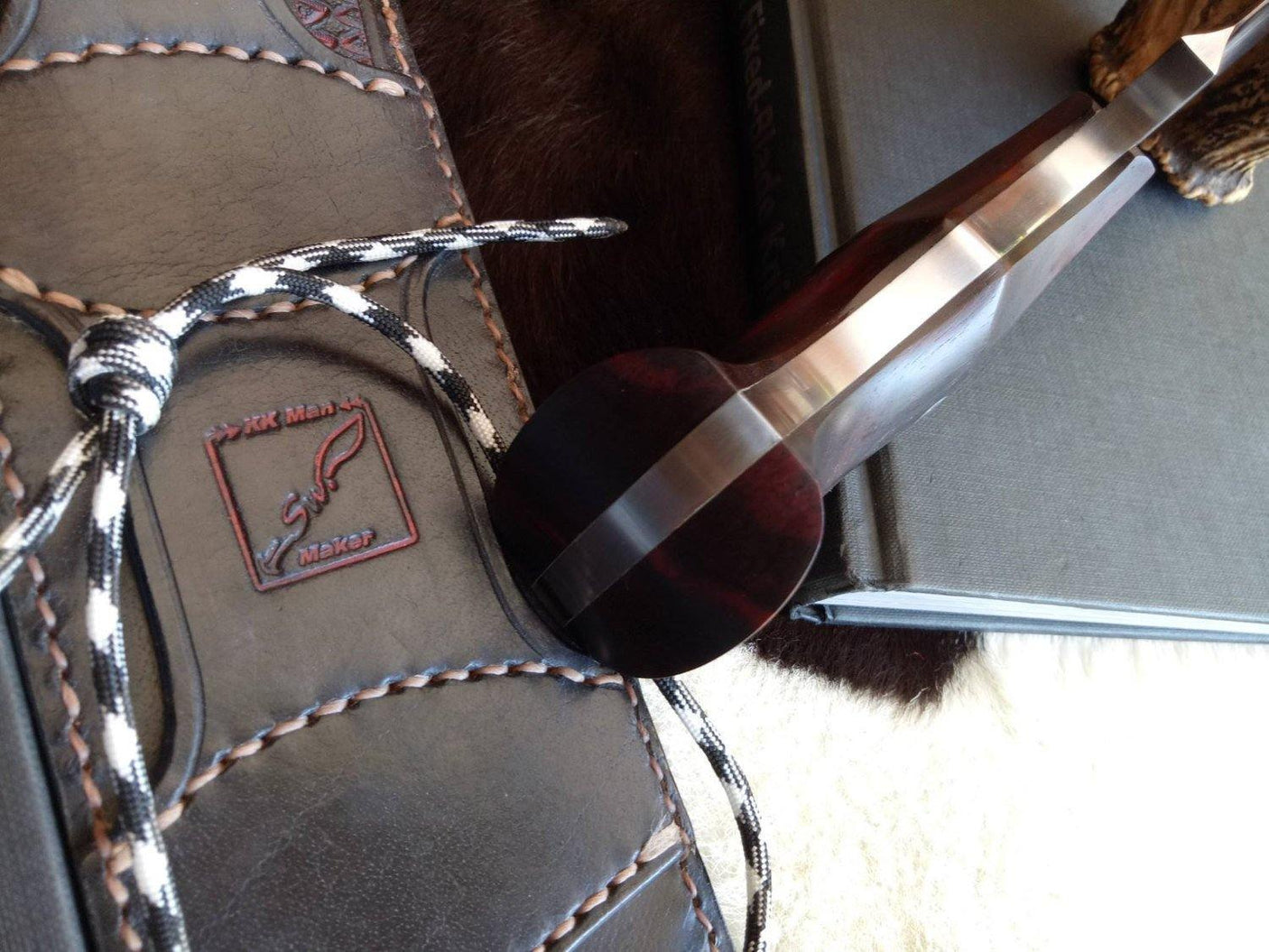 BIG CAMP Competition Chopper Hand Forged Knives - Blacksmith Handmade Axes, Siam Blades Old Block Blades