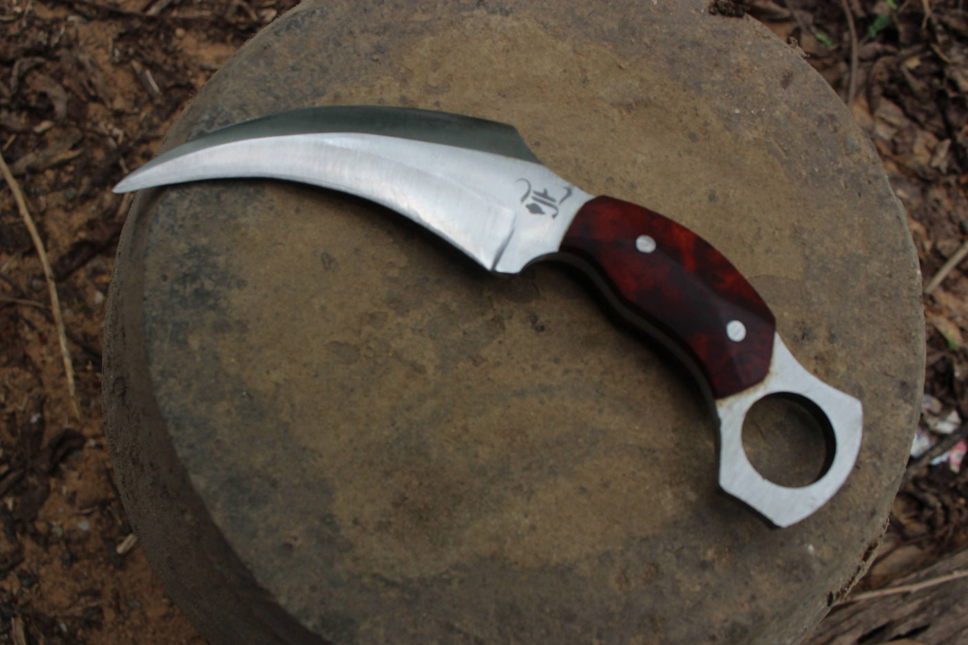 Siam Karambit Hand Forged Knives - Blacksmith Handmade Axes, Siam Blades Old Block Blades
