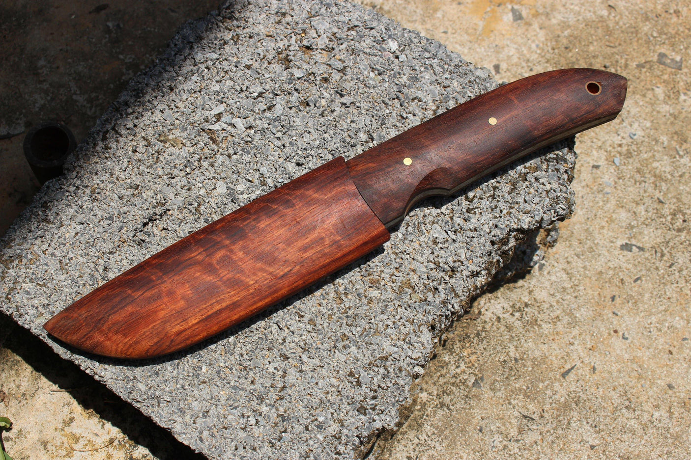 Thai Camping Knife with Wood Sheath, Handmade Knives, Old Vintage Knives, Pocket Knives, Hand Forged Knife, Custom Knives, EDC Knives, Gear Hand Forged Knives - Blacksmith Handmade Axes, Siam Blades Old Block Blades