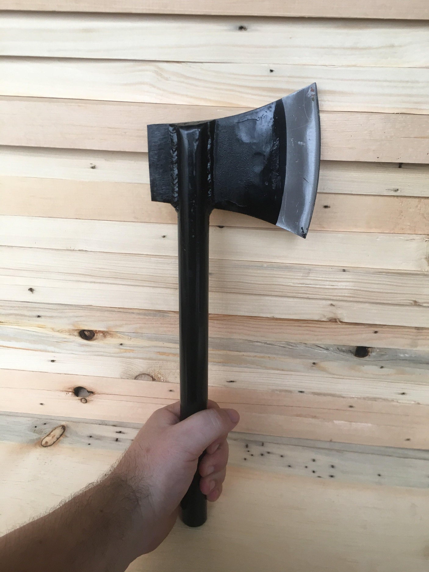 Ironclad Siam Throwing Axe Hand Forged Knives - Blacksmith Handmade Axes, Siam Blades Old Block Blades
