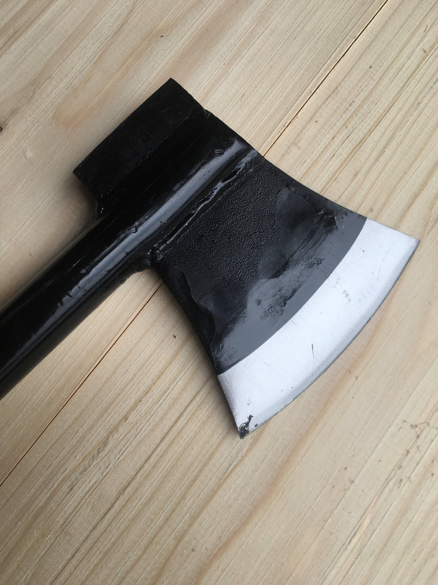 Ironclad Siam Throwing Axe Hand Forged Knives - Blacksmith Handmade Axes, Siam Blades Old Block Blades