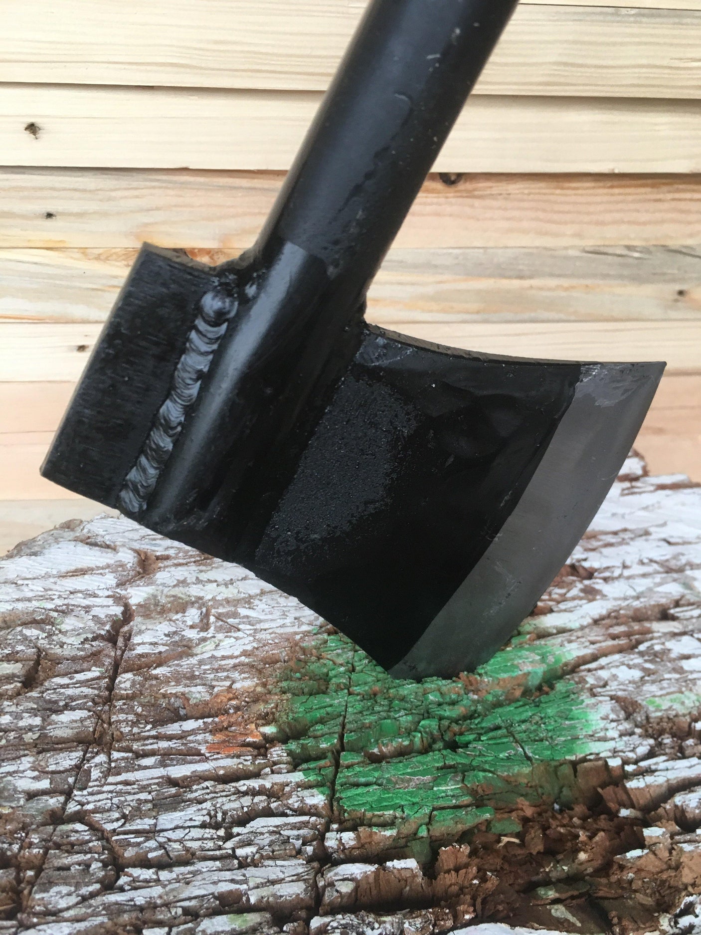 Ironclad Siam Throwing Axe Hand Forged Knives - Blacksmith Handmade Axes, Siam Blades Old Block Blades