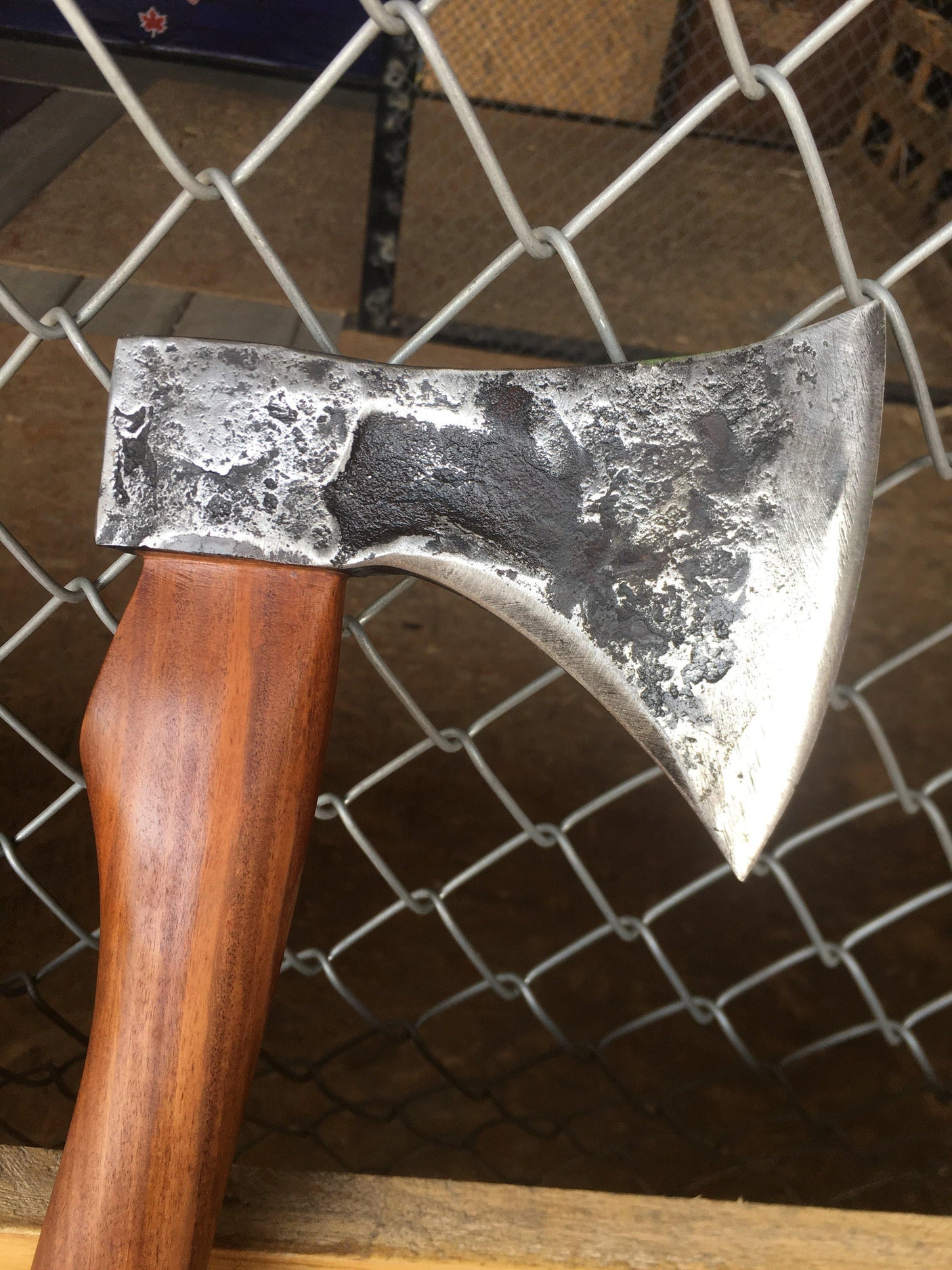 WATL64 League Axe Hand Forged Knives - Blacksmith Handmade Axes, Siam Blades Old Block Blades