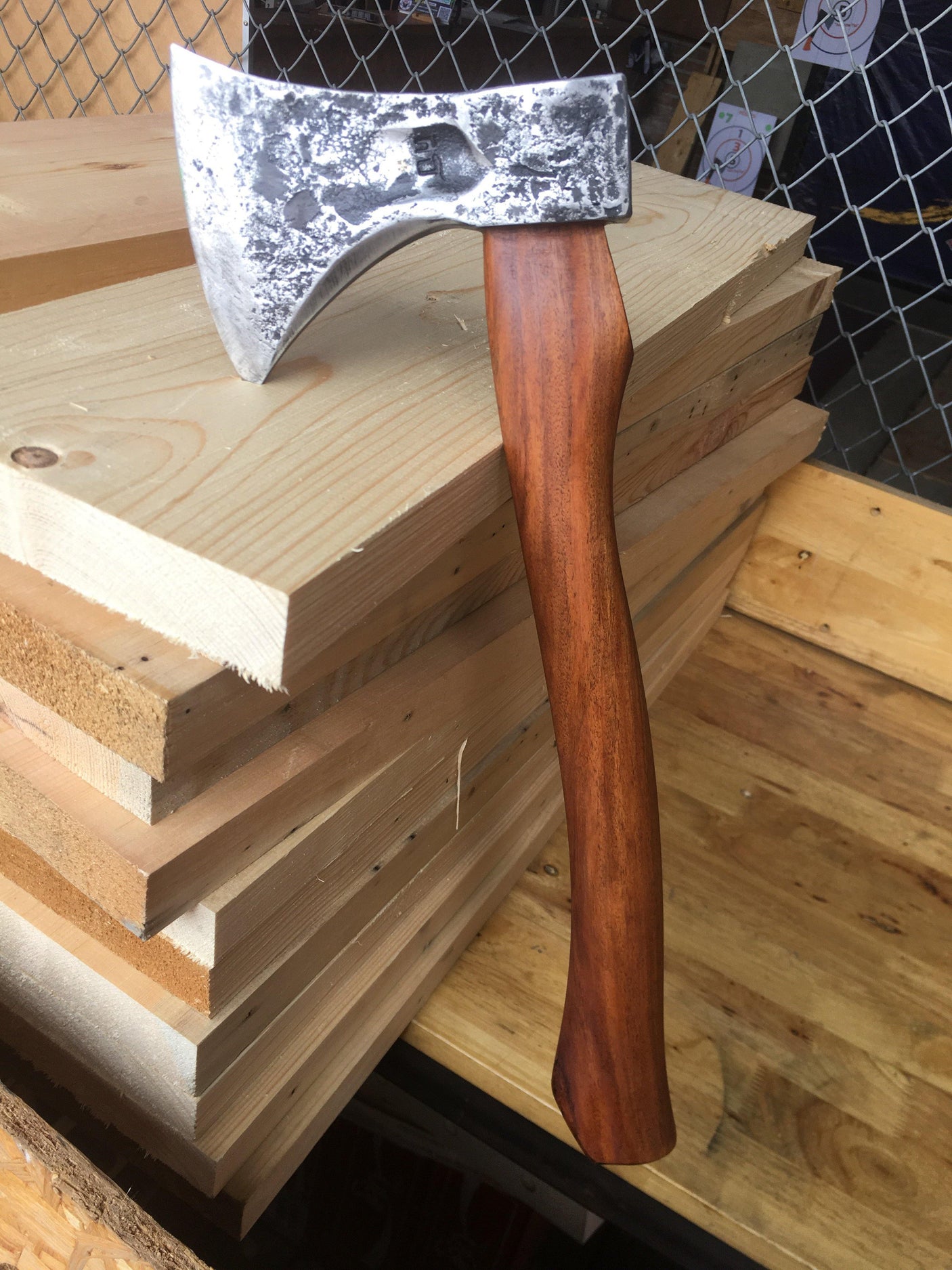 WATL64 League Axe Hand Forged Knives - Blacksmith Handmade Axes, Siam Blades Old Block Blades