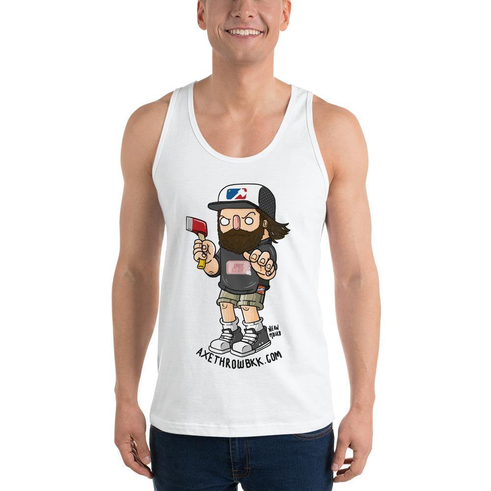 League Axe Thrower | Classic Tank Top (unisex) Hand Forged Knives - Blacksmith Handmade Axes, Siam Blades Old Block Blades