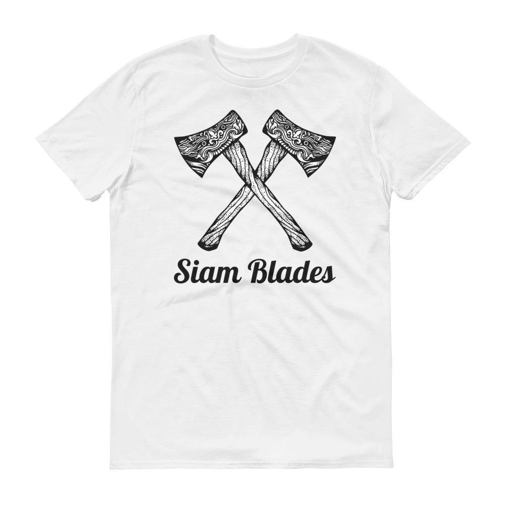 SIAM BLADES TEE Hand Forged Knives - Blacksmith Handmade Axes, Siam Blades Old Block Blades