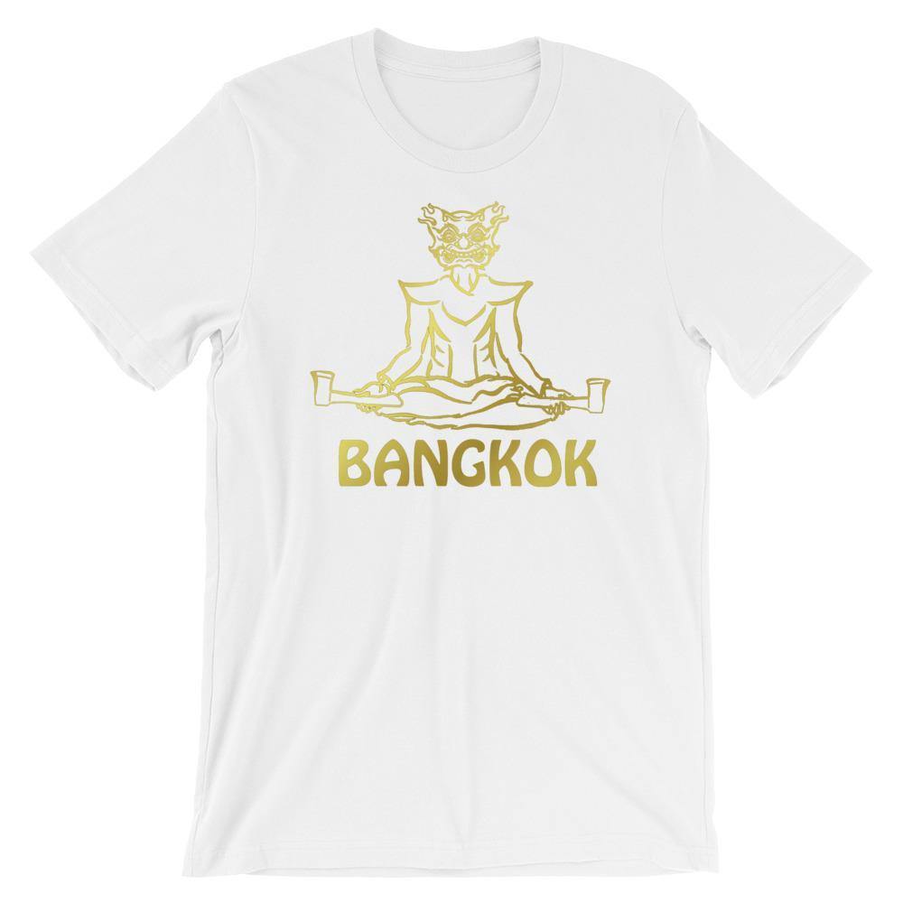 Short-Sleeve Unisex T-Shirt Hand Forged Knives - Blacksmith Handmade Axes, Siam Blades Old Block Blades