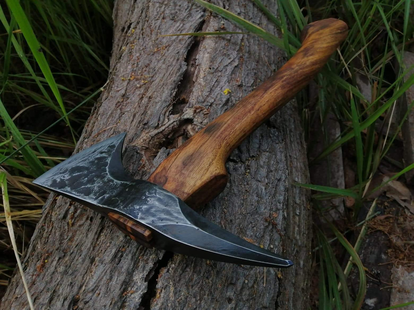 Hand Forged Spike Axe "Harm's Way" - Siam Blades