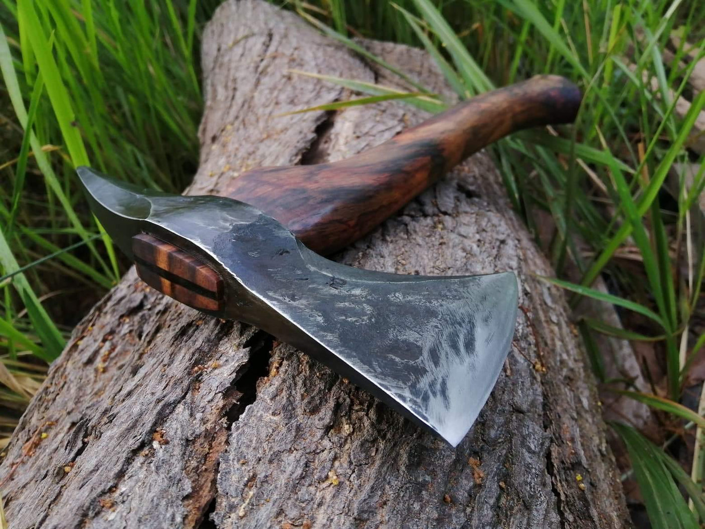 Hand Forged Spike Axe "Harm's Way" - Siam Blades