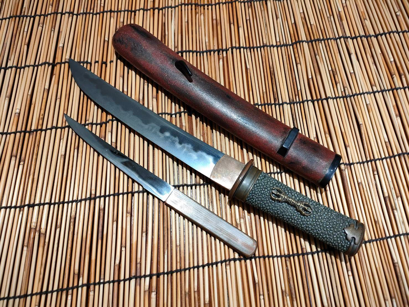 Japanese Shobu Tanto [With Genuine Antique Hidden Blade!]