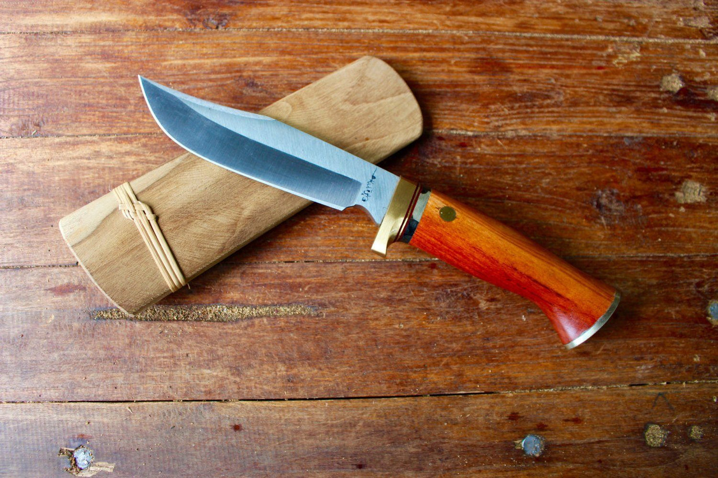 Traditional Bowie Knife - Hunting Bowie Knife Sheath, Quality Bowie Knife, Handmade Knives, Good Camping Knife, Hand Forged Bowie Knife EDC