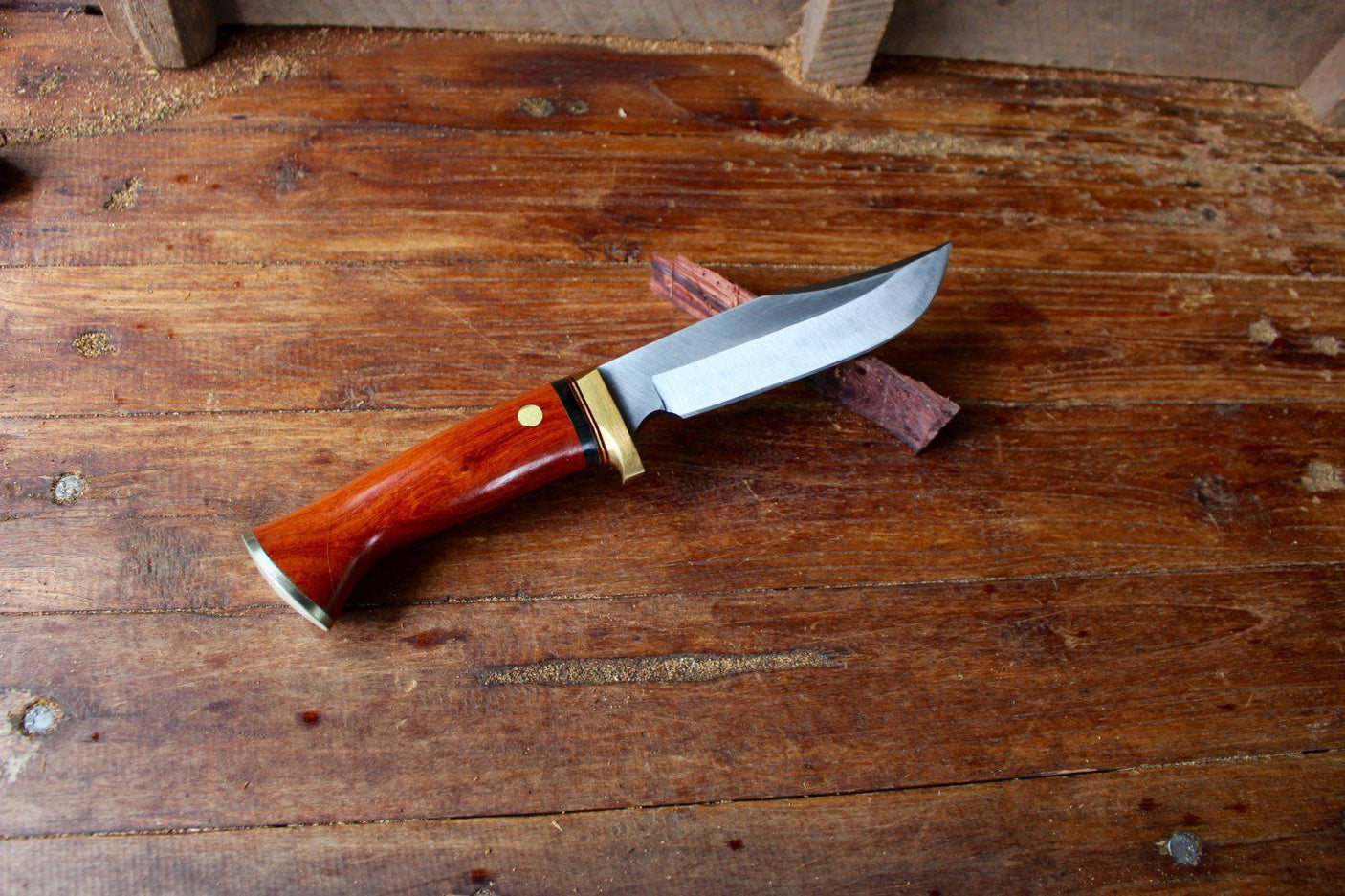 Traditional Bowie Knife - Hunting Bowie Knife Sheath, Quality Bowie Knife, Handmade Knives, Good Camping Knife, Hand Forged Bowie Knife EDC