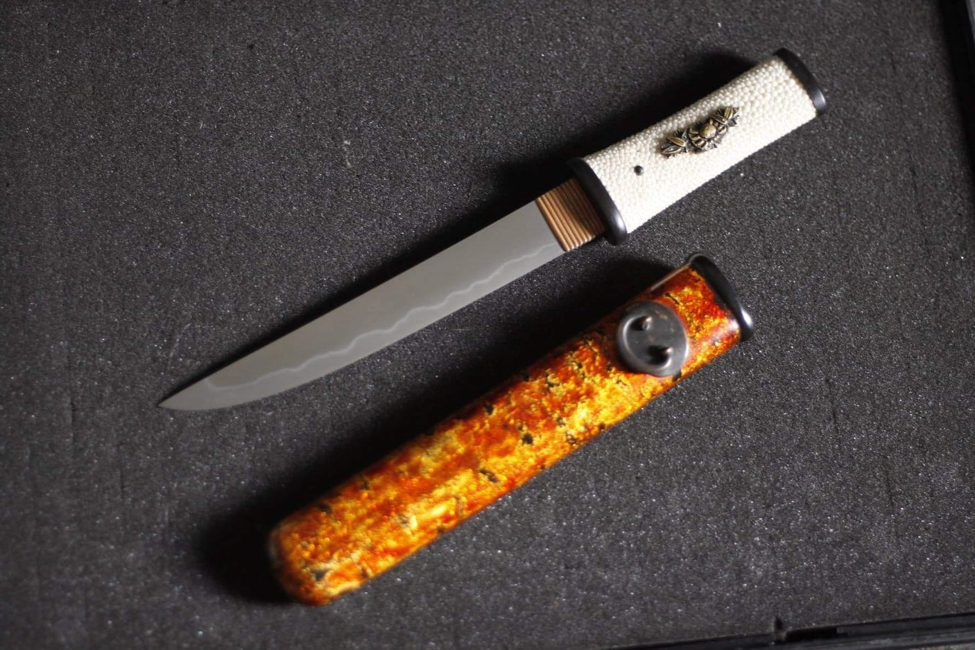 Japanese Golden Leaf Tanto - Siam Blades