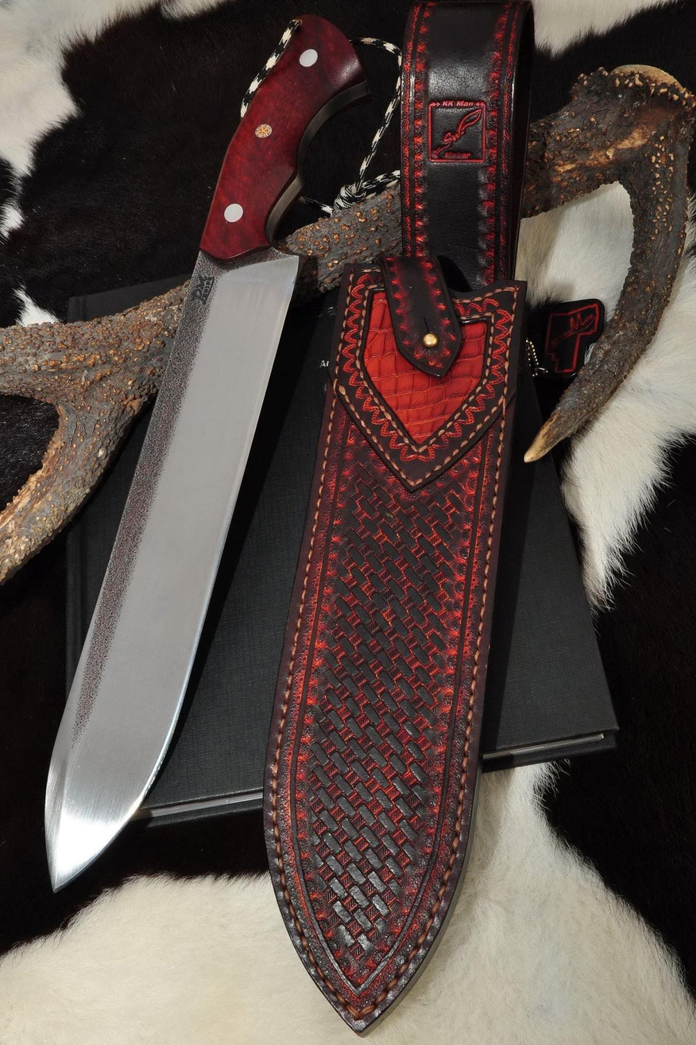 BIG CAMP Competition Chopper Hand Forged Knives - Blacksmith Handmade Axes, Siam Blades  Old Block Blades 