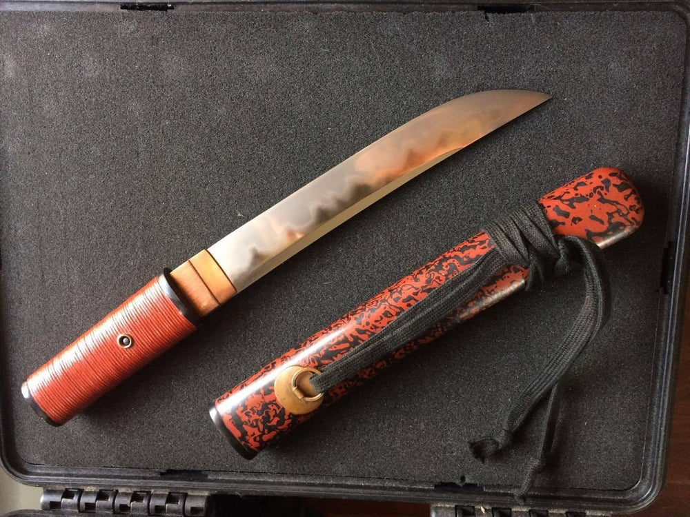 Japanese Kaiken Tanto Hand Forged Knives - Blacksmith Handmade Axes, Siam Blades  Old Block Blades 