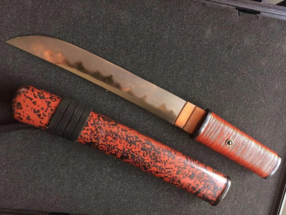 Japanese Kaiken Tanto Hand Forged Knives - Blacksmith Handmade Axes, Siam Blades  Old Block Blades 