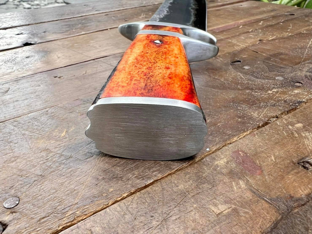 Vijin San Mai Hunting Bowie with Subhilt