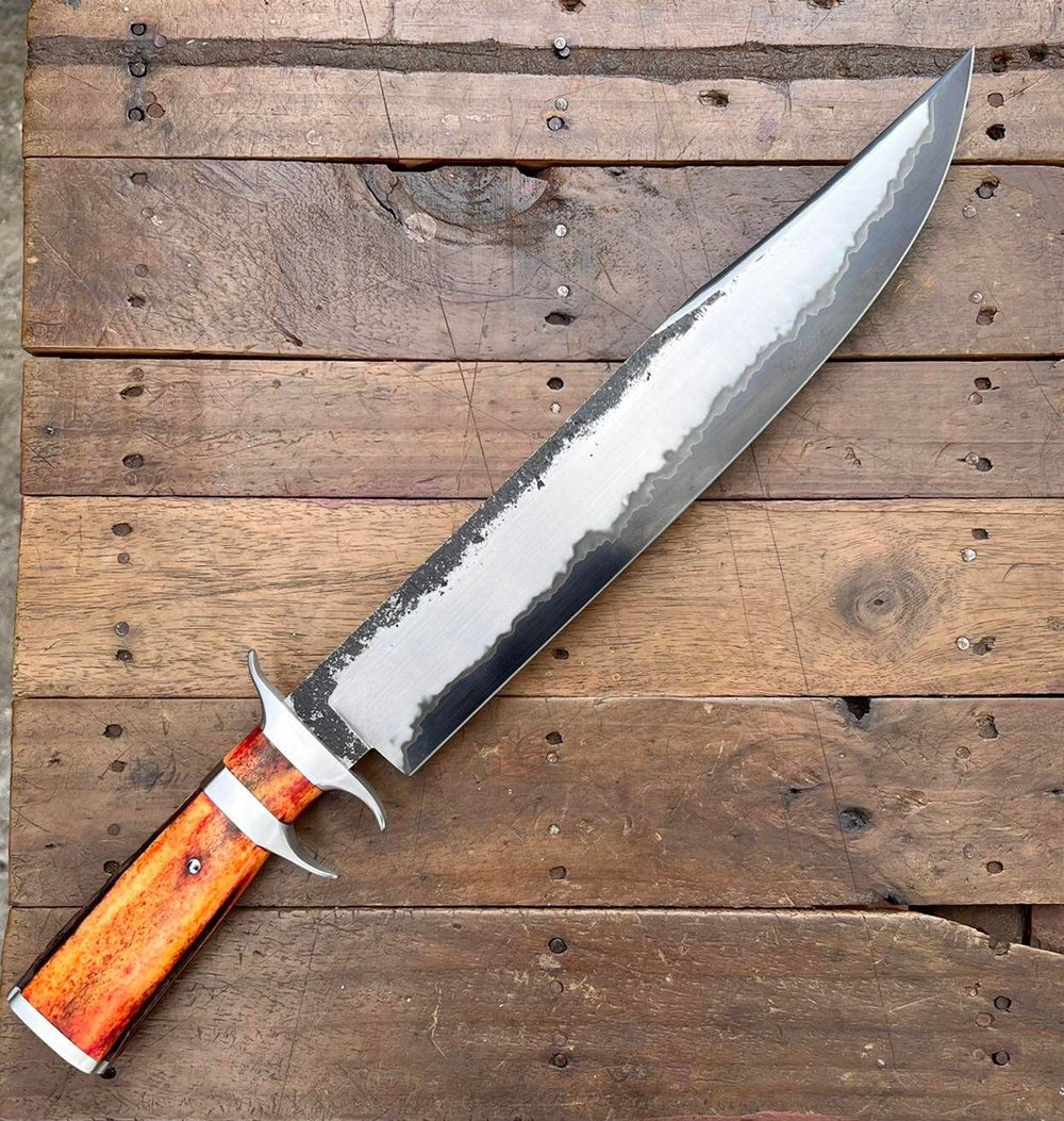 Vijin San Mai Hunting Bowie with Subhilt