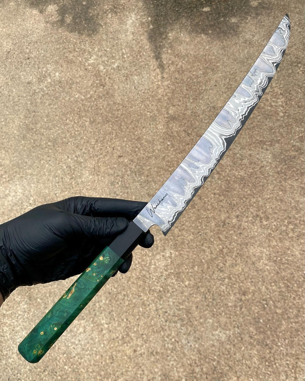 Wanchana 21 Layer Damascus Slicer 300mm