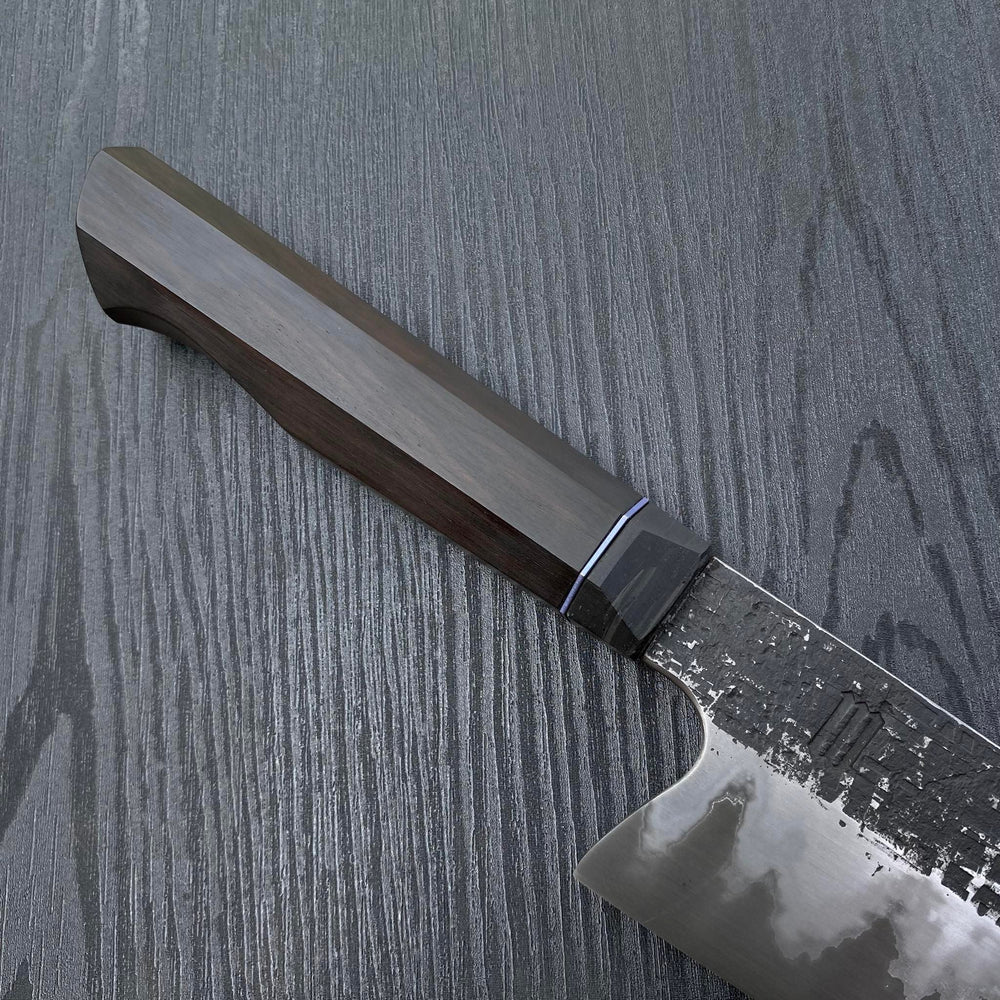 Wanchana San Mai Bunka Chef Knife with Titanium